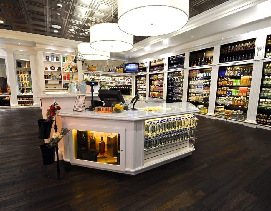 Liquor Library at LAS Terminal 1