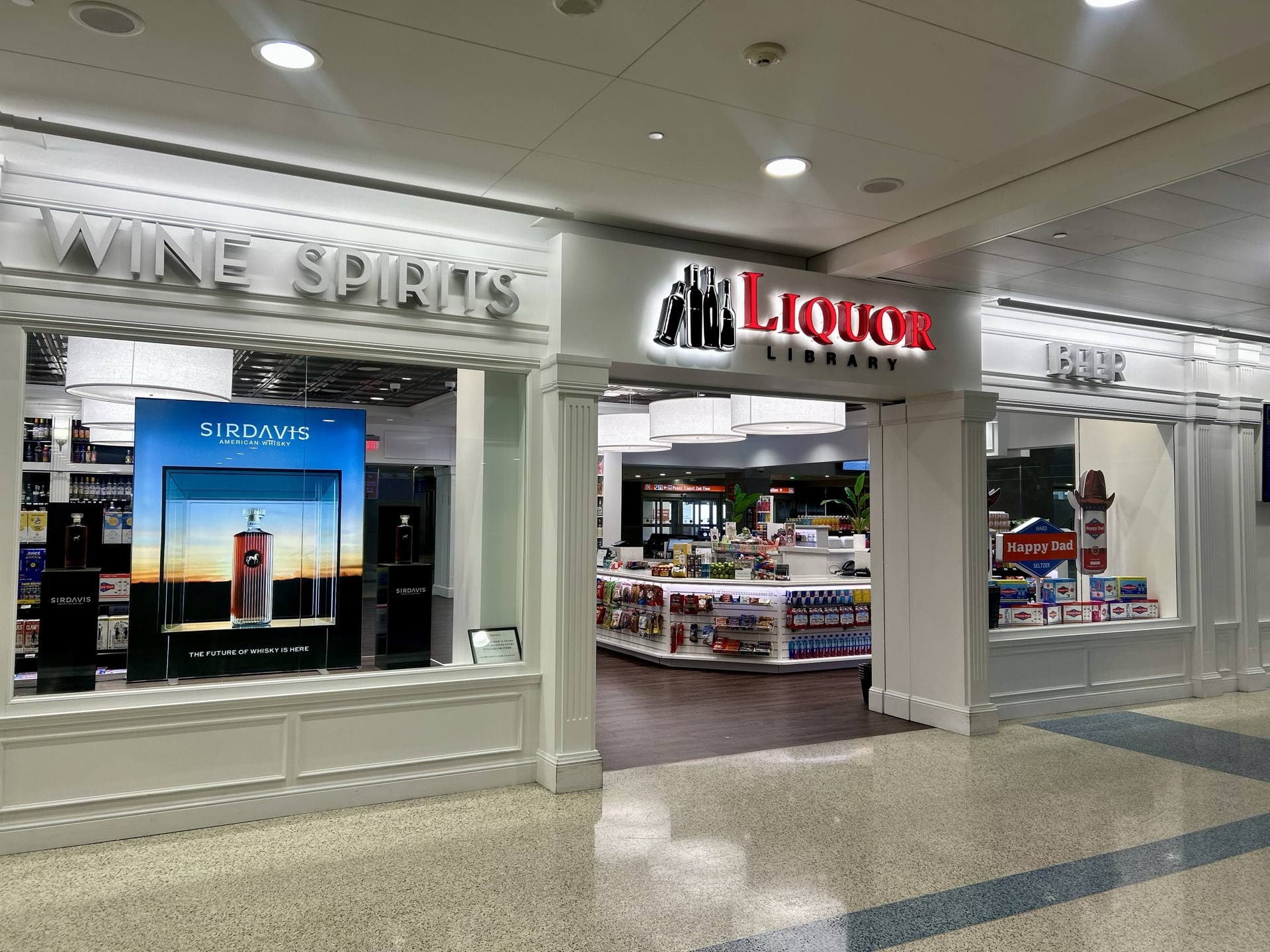 Liquor Library at LAS Terminal 3